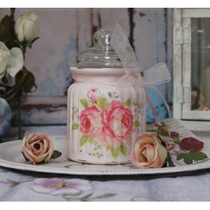 Shabby Chic Vintage French Decor Decoupage Mason Jar w/lid "To my Sweetheart"    273391576680